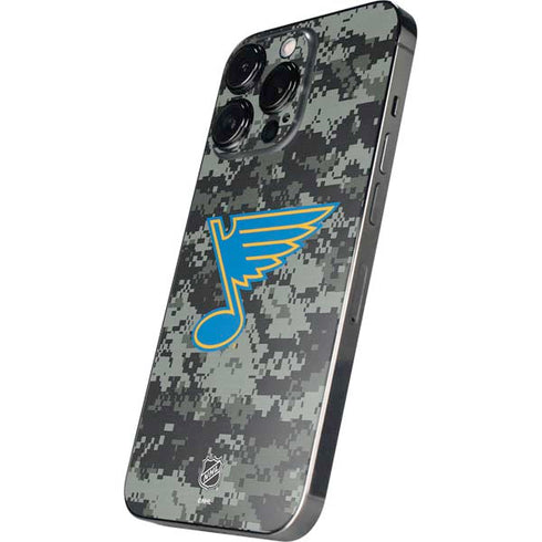 NHL St. Louis Blues Camo iPhone 16 Pro Skin